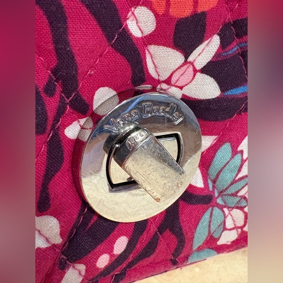 Vera Bradley Bloom Berry Turnlock Crossbody - Picture 3 of 13